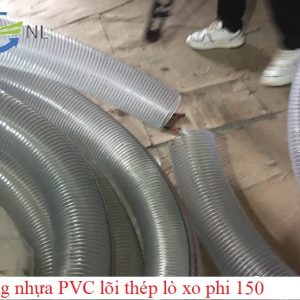 Cắt lẻ ống nhựa PVC lõi thép lò xo phi 150