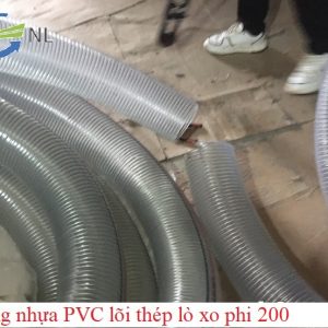 Cắt lẻ ống nhựa pvc lõi thép lò xo phi 200