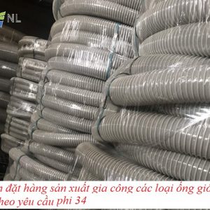 Nhật đặt hàng sản xuất gia công các loại ống gió, hút bụi phi 34 theo yêu cầu