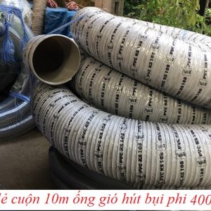 Cắt lẻ cuộn ống gió hút bụi gân nhựa pvc phi 400