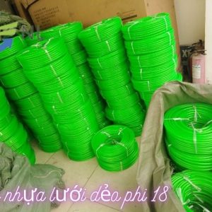 Tổng kho ống nhựa lưới dẻo phi 18 màu xanh lá